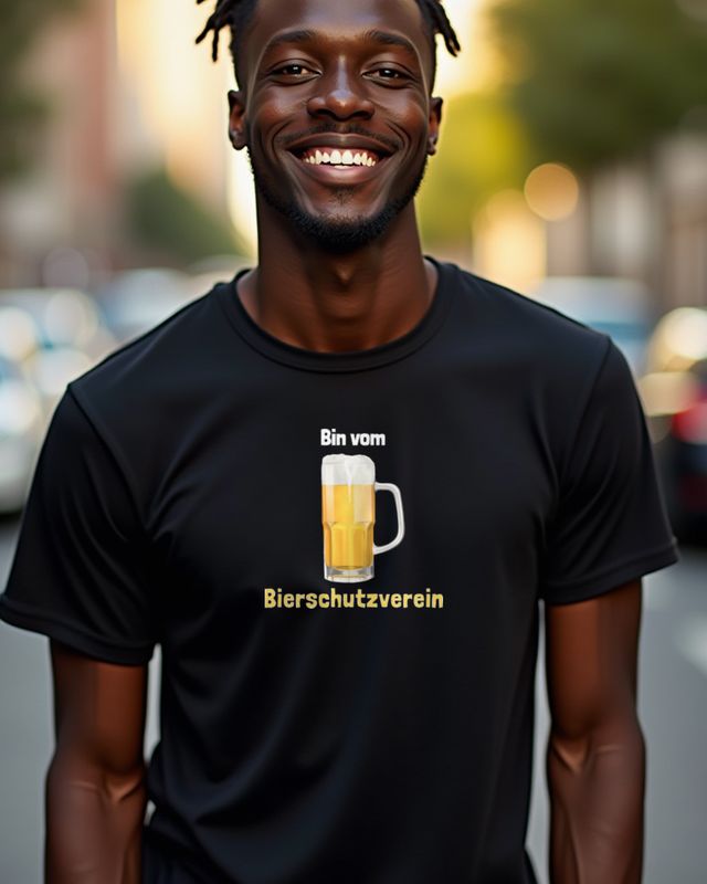 Ich bin vom Bierschutzverein - Lustiger Bier Spruch – T-Shirt