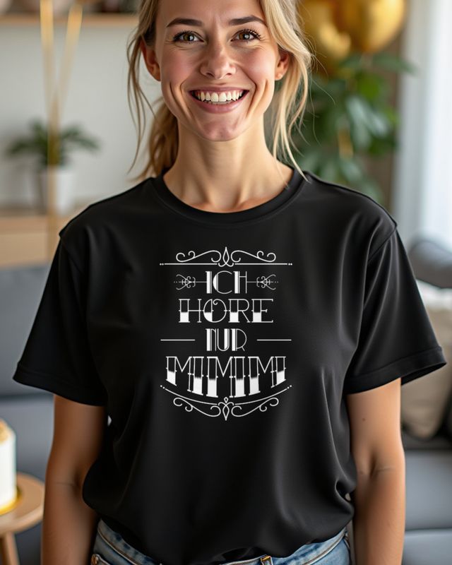 Ich höre nur mi mi mi - Lustiger Spruch gegen Gejammer – T-Shirt