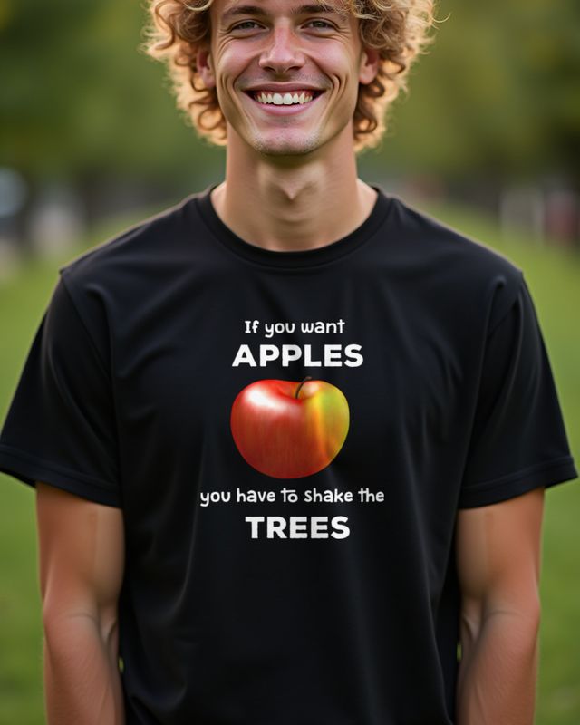 If You Want Apples Shake the Trees - Motivation Tee