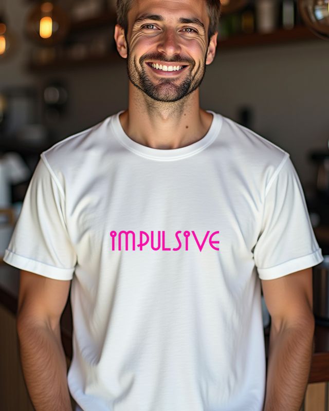 Impulsive in Pink - Saying for Spontaneous Girls โ T-Shirt