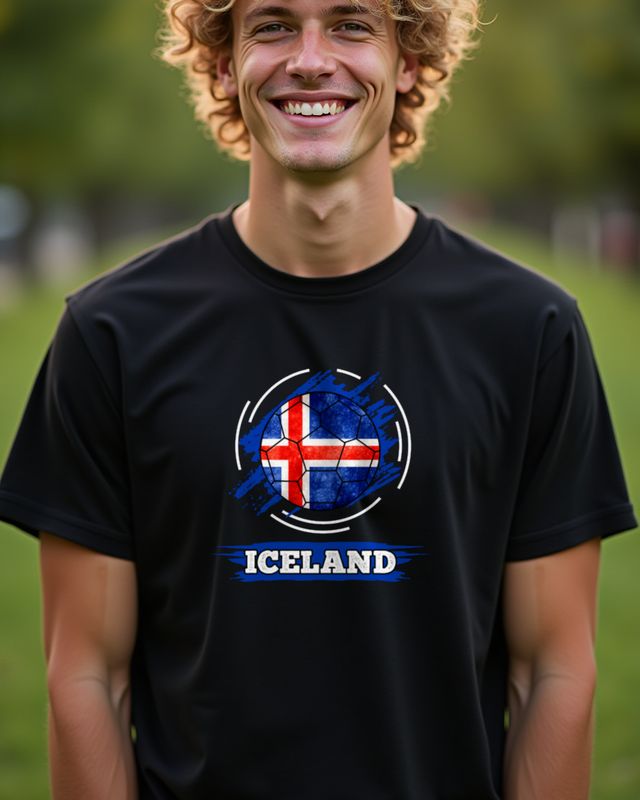 Island Flagge - Geschenk für Island-Fans und Patrioten – T-Shirt