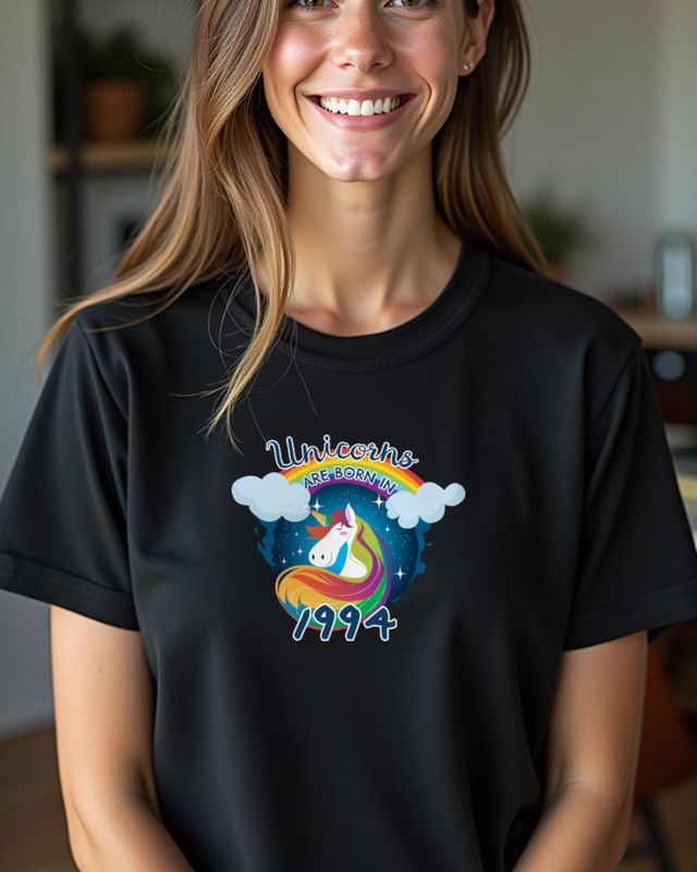 Jahrgang 1994 Einhorn - Geschenk für Schwester und Freundin – T-Shirt