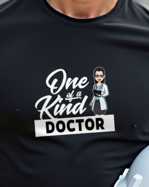 One of a Kind - Female Doctor Gift with Saying