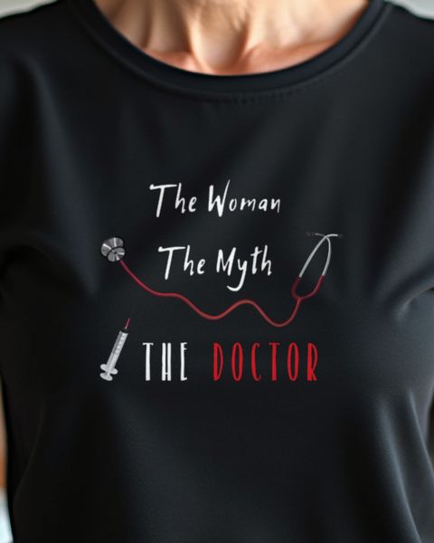 Female Doctor - The Woman The Myth - Funny Gift for Her