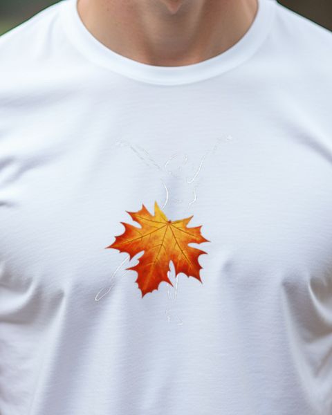 Maple Leaf and Woman - Autumn Design for Women