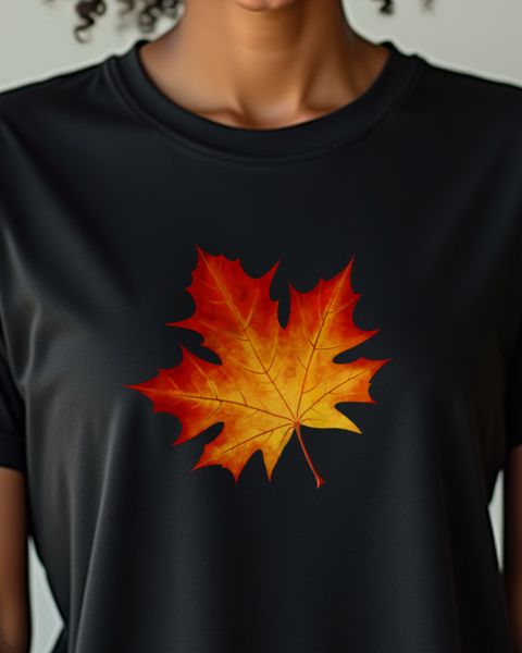 Maple Leaf - Simple Autumn Design for Nature Lovers