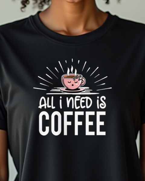 All I need is Coffee - Lustiges Geschenk für Kaffeeliebhaber