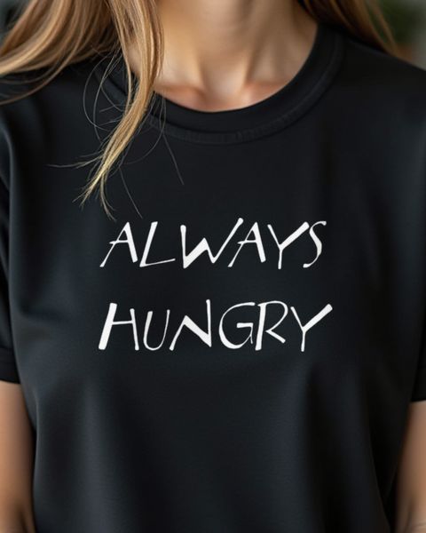 Always Hungry - Lustiger Spruch für Vielfraße