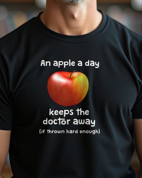 An Apple a Day Keeps the Doctor Away - Apfel Spruch