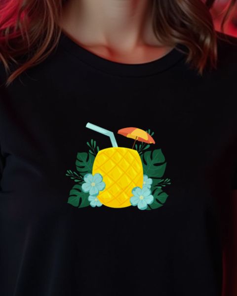 Ananas Drink - Sommer Sonne Strand Motiv