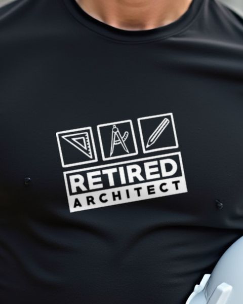 Retired Architect - Funny Retirement Gift for Architects