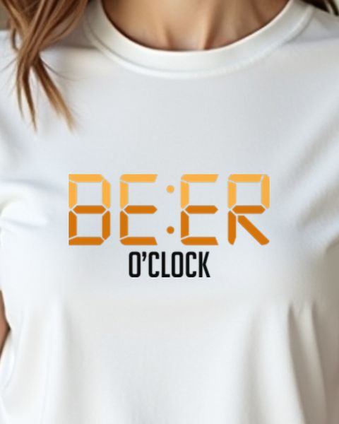 Beer O’Clock - Funny Beer Lover Saying for Drinkers