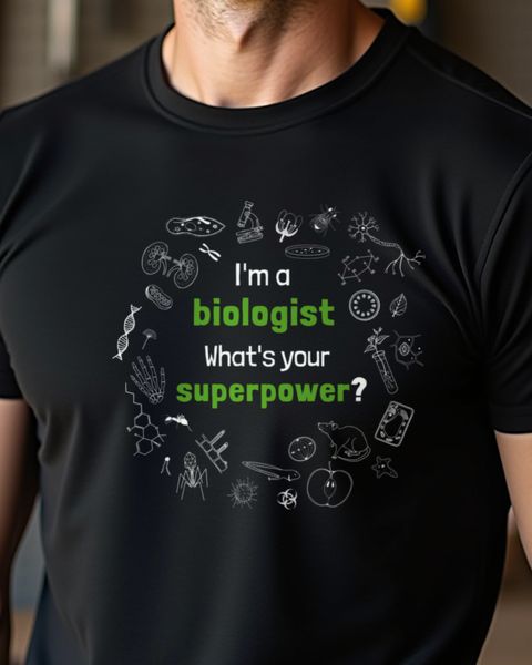 Biologe - What’s Your Superpower - Geschenk Biologie