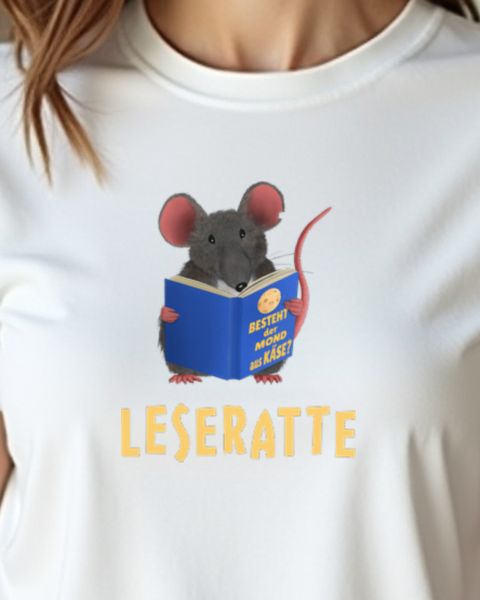 Bookworm Reading Rat - Funny Gift for Book Lovers