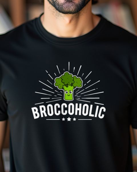 Broccoholic - Lustiger Brokkoli Spruch für Veganer