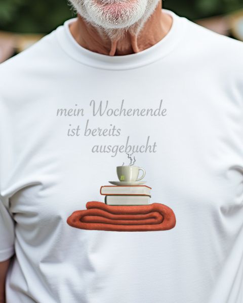 My Weekend Is All Booked - Funny Book Blanket Tea Design
