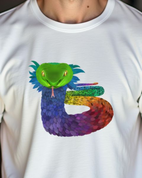 Colorful Mamba Snake - Cool Reptile Lover Design