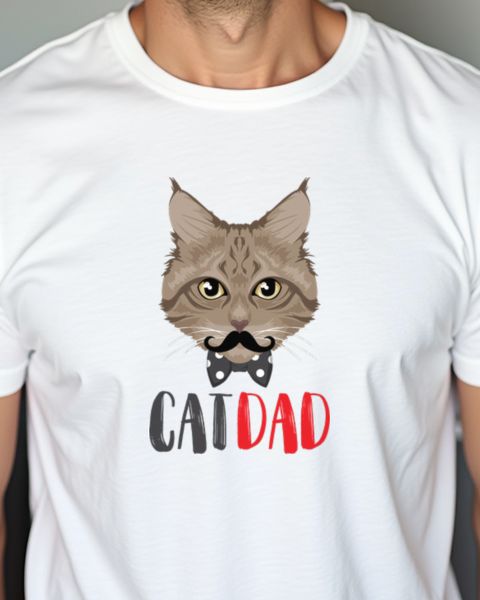 Cat Dad - Funny Cat Lover Shirt for Proud Cat Owners