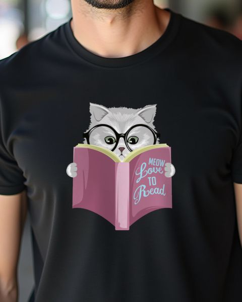 Cats Love to Read - Book Lover Cat Design