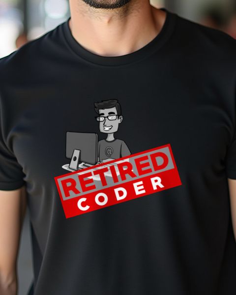 Coder Retired - Funny Retirement Gift for Programmers