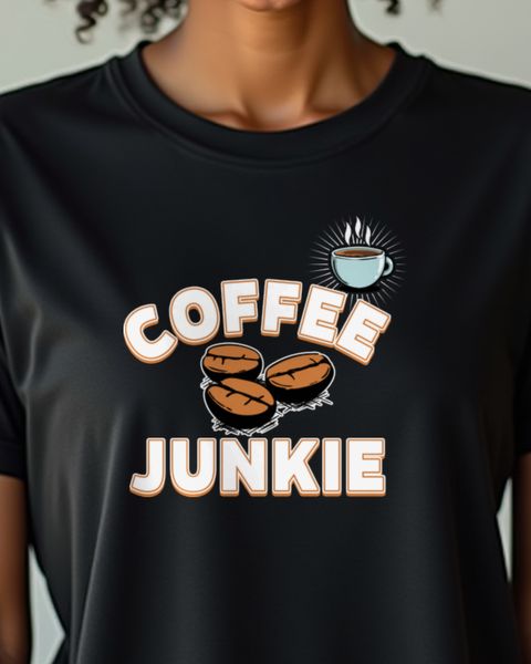 Coffee Junkie - Funny Coffee Lover Saying