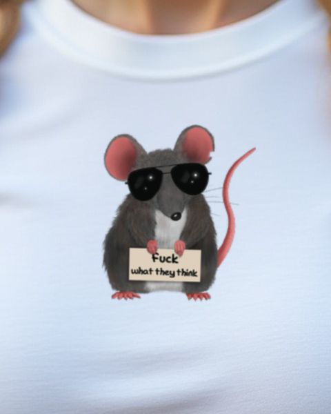 Cool Rat with Sunglasses - Sassy Attitude Rodent Gift