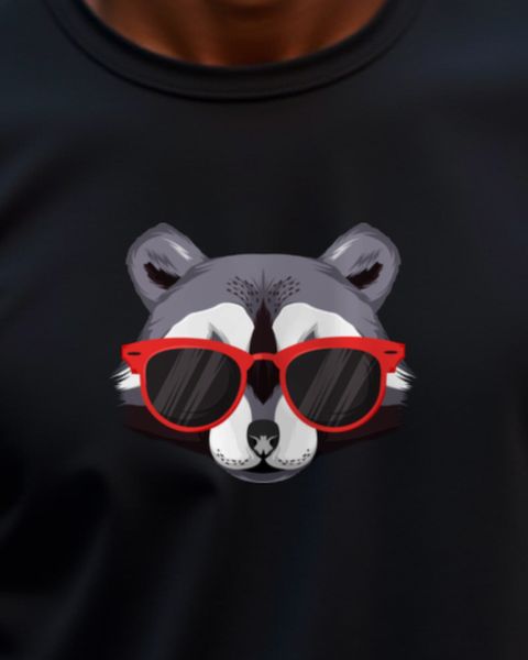 Cool Raccoon with Sunglasses - Funny Raccoon Lover Shirt