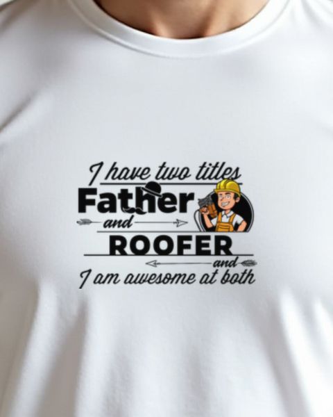 Dachdecker und Vater - Geschenk zum Vatertag für Papa