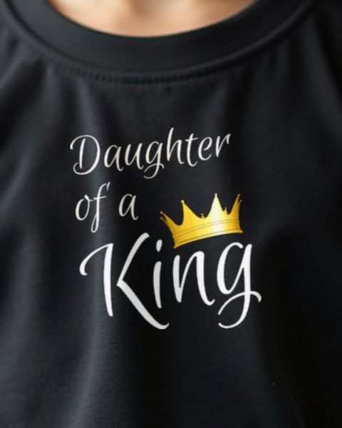 Daughter of a King - Papa Tochter Geschenk Shirt