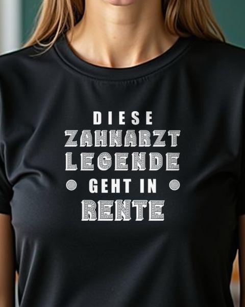 Dentist Retirement German Saying - Funny Retirement Gift