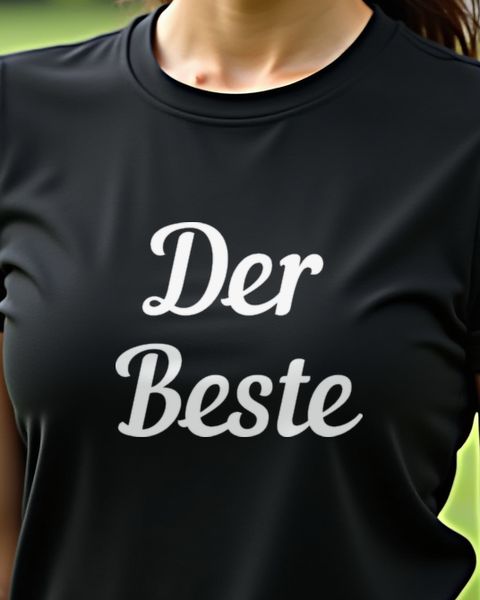Der Beste - Schriftzug Geschenk für Männer mit Humor