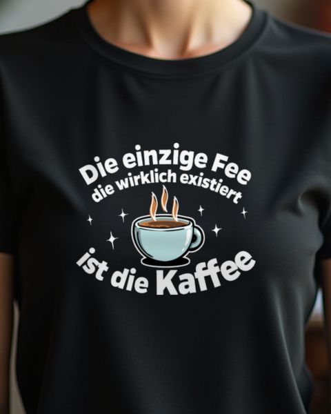 Die einzige Fee ist die Kaf-Fee - Lustiger Kaffee Spruch
