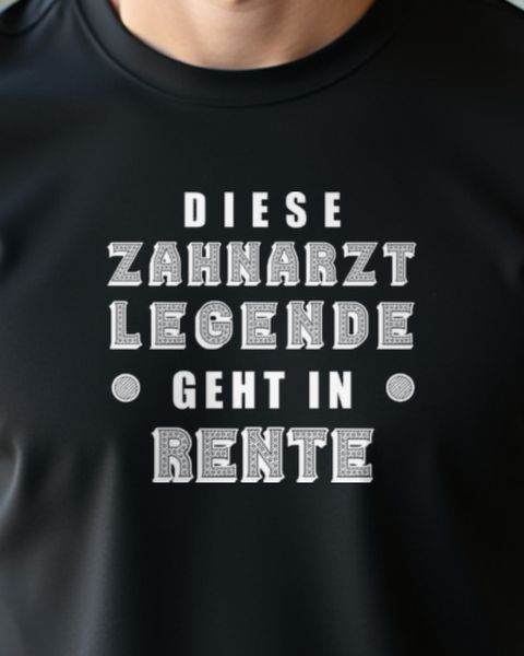 Diese Zahnarzt Legende geht in Rente - Ruhestand Geschenk