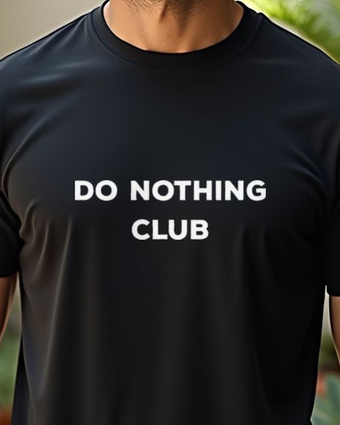 Do Nothing Club - Funny Lazy Day Saying