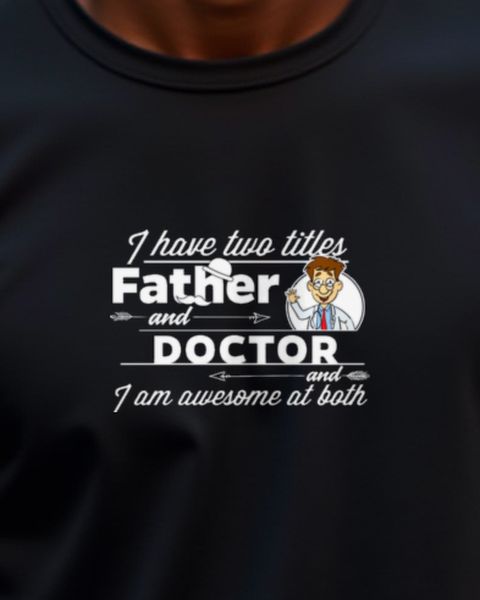 Doctor and Father - Vatertagsgeschenk für Arzt Papa