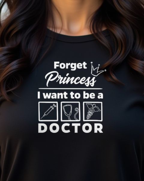 Doctor - Forget Princess - Geschenk für Ärztin und Doktorin