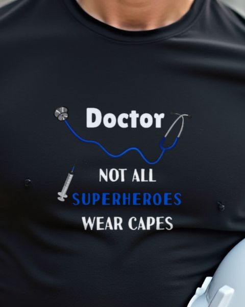 Doctor - Not All Superheroes Wear Capes - Physician Gift