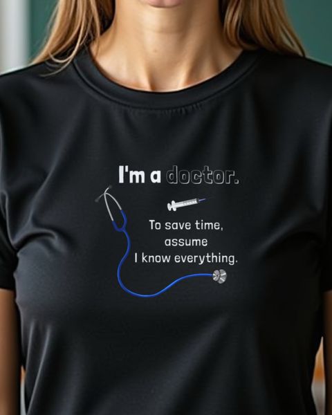 Doctor Save Time I Am Right - Funny Doctor Gift