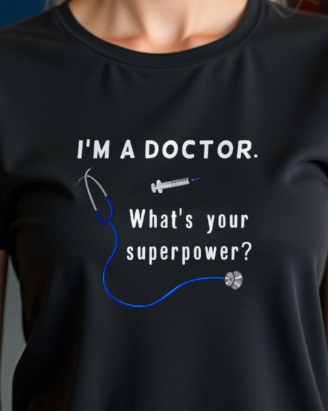 Doctor - Your Superpower - Funny Gift for Physicians