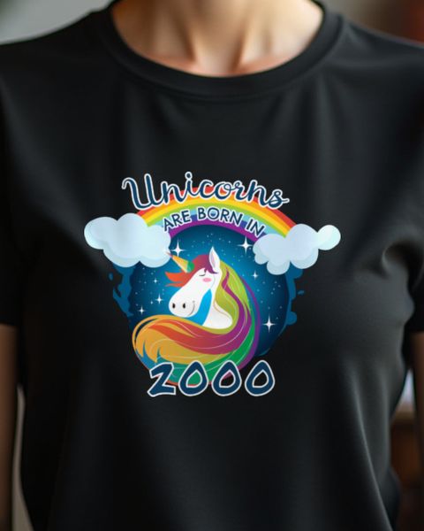 Einhörner werden 2000 geboren - Jahrgang 2000 Geschenk