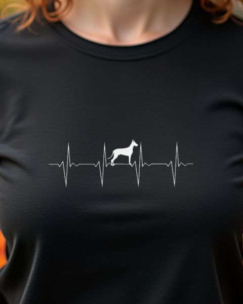 EKG Heartbeat Great Dane - Gift for Great Dane Owners