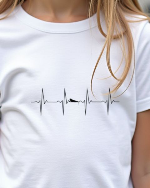 EKG Herzschlag Leguan - Geschenk für Reptilien Fans