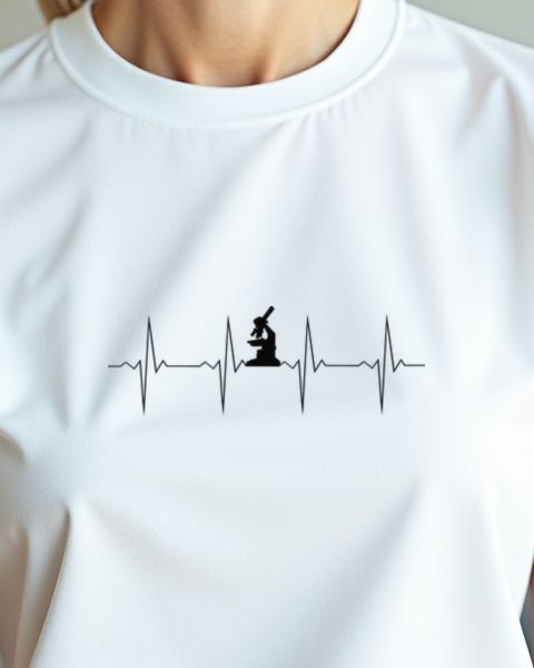 Heartbeat EKG Microscope - Gift for Lab and Science Fans