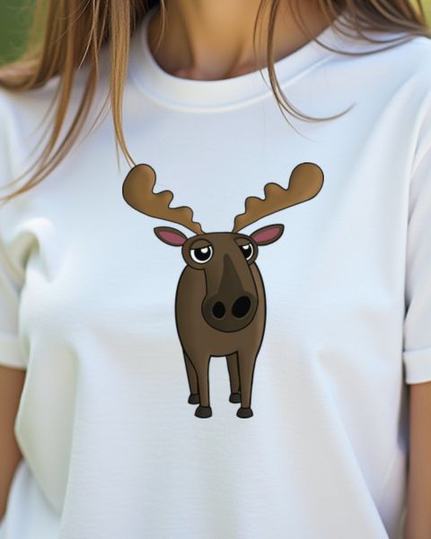 Bored Moose - Funny Moose Design for Lazy Days