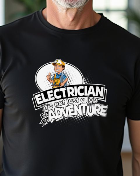 Electrician Not a Job but an Adventure - Elektriker Shirt