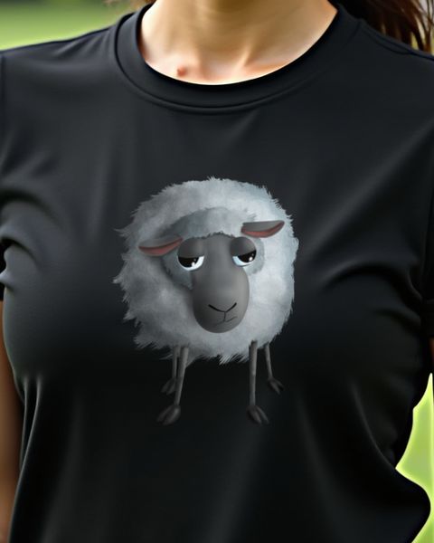 Disappointed and Bored Sheep - Funny Sarcastic Sheep