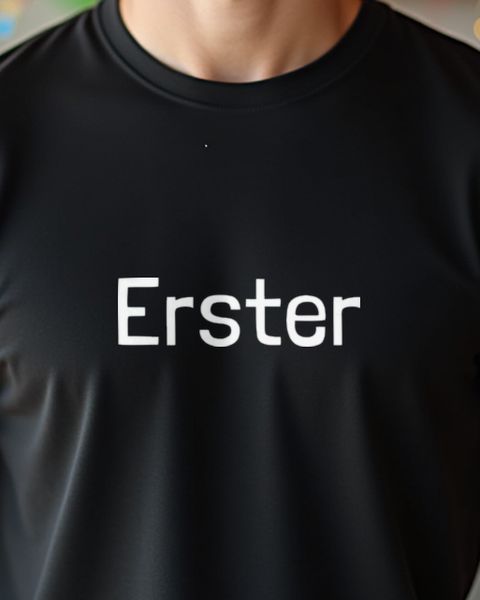 Erster - Geschwister Shirt Reihenfolge für Familienfotos