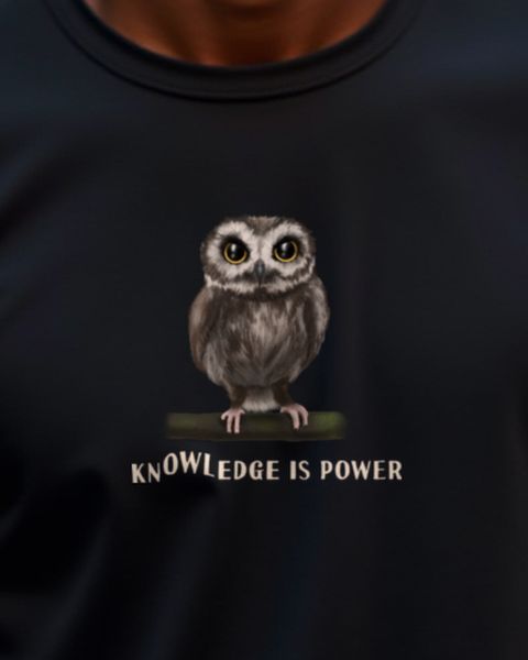 Owl Knowledge Is Power - Smart Owl Design for Nerds