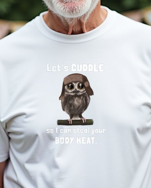 Owl in Ushanka - Cuddles Just to Steal Your Body Heat