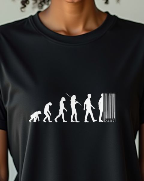 Evolution Barcode - Funny Evolution Design Gift
